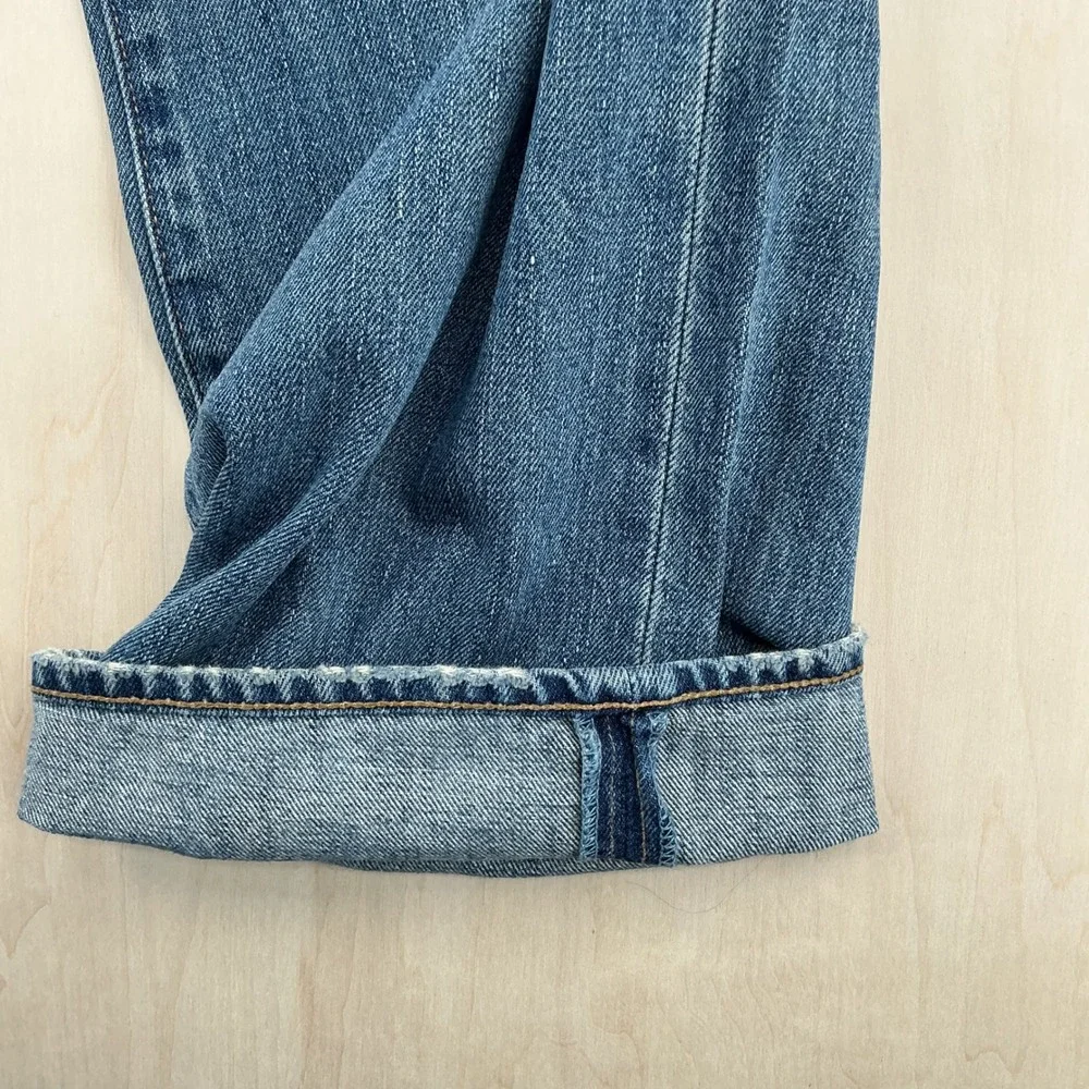 Polo Ralph Lauren Jeans Mens 32x30 Blue Button Fly Straight Leg Vintage 90s